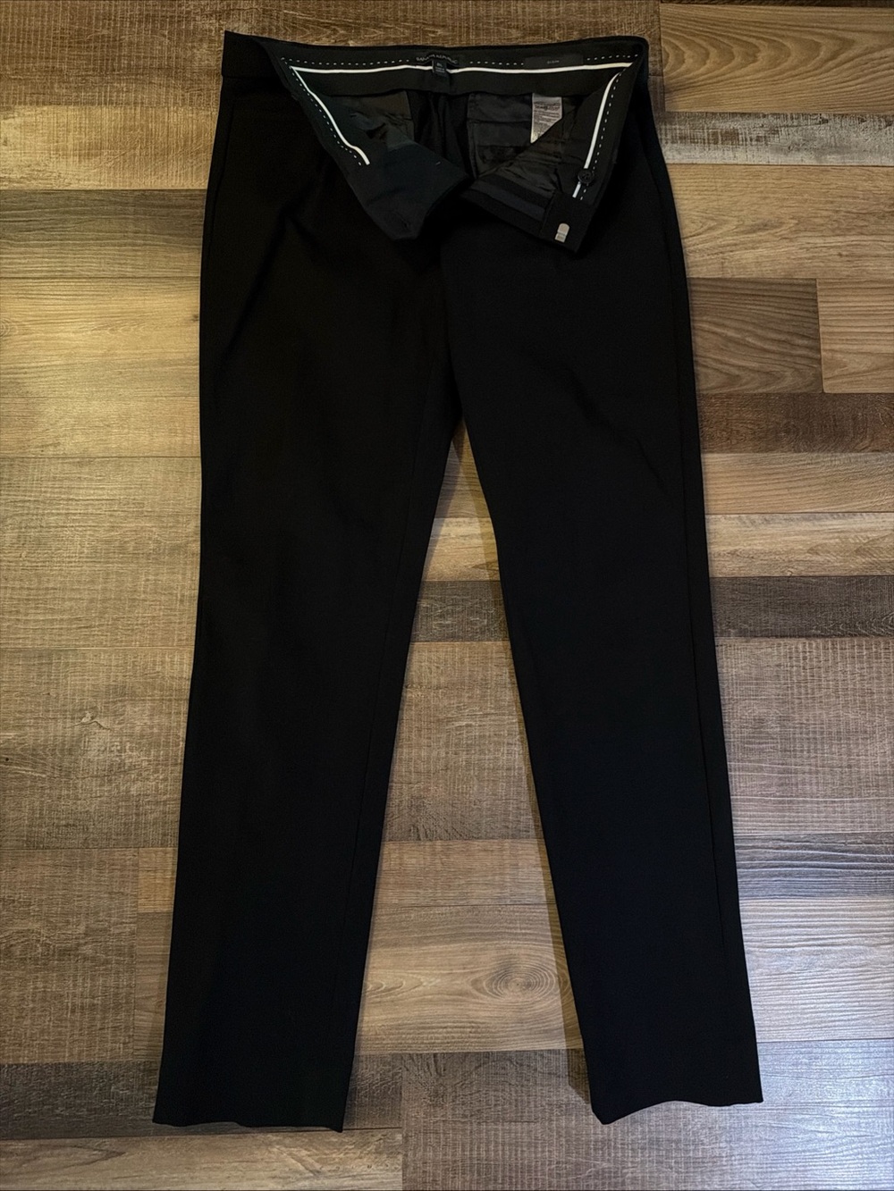 Banana Republic Sloan Pants Size 8L Long Black